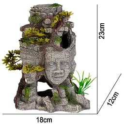Декорація руїни храму Terrario Temple Ruins Taj 18x12x23 см (TAJ671)