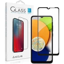 Стекло защитное ACCLAB Full Glue Samsung A03 Black (1283126521621)