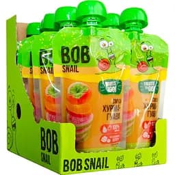 Пюре фруктовое Bob Snail Смузи Хурма-Гуава, пастеризованное 1.2 кг (10 шт. по 120 г)