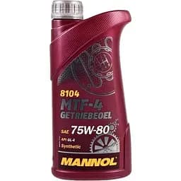Масло трансмиссионное Mannol MTF-4 GETRIEBEOEL SAE 75w-80 GL4 1 л
