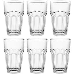 Набір високих склянок Bormioli Rocco Rock Bar 650 мл 6 шт. (418983B10321990/6)