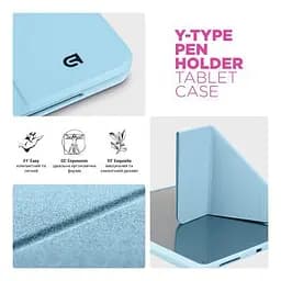 Чохол до планшета Armorstandart Y-Type PEN Samsung Galaxy Tab S9 / S9 FE / S10 FE Blue (ARM85519) - мініатюра 8