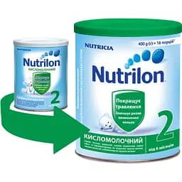 Суха молочна суміш Nutrilon Кисломолочний 2, 400 г