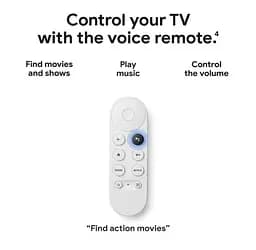 Приставка Google Chromecast with Google TV 4K white - мініатюра 2