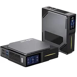 Міні-ПК з екраном Acepc PicoBox Home S1 / Intel Processor N95 / RAM 16GB / SSD 512GB / 2 x LAN / Wi-Fi / Bluetooth / Windows 11 Pro / Сірий - мініатюра 3