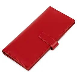 Шкіряне жіноче портмоне Grande Pelle 11516 червоне