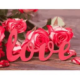 Картина по номерам Розы любви 40х50 см 12118-AC