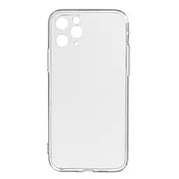 Прозрачный чехол для Apple iPhone 11 Pro с защитой камеры, тонкий, силиконовый, бесцветный, ударостойкий, противоударный бампер c закрытой камерой, ArmorStandart (ARM60053)