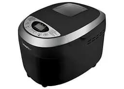 Хлібопіч Liberton LBM-6306, Black/Silver, 850 Вт, 12 програм, 2 тістоміси, випікання 700/900/1150 г, оглядове вікно, підтримка температури, відстрочка старту