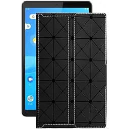 Чехол StatusCASE из экокожи для планшета Lenovo M8 TB-8705f Черный ромб