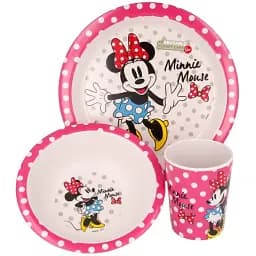 Набір посуду Stor Gold Minnie Mouse 3 предмети (Stor-01285)