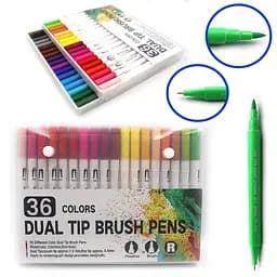 Набор линеров+кисть, 36 шт., 9775-36