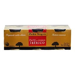 Уценка. Паштет Peña Negra из печени иберийских свиней 750 г (3 шт. х 250 г)