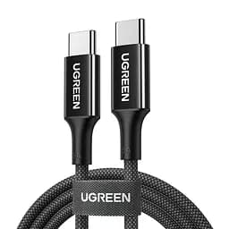 Кабель Ugreen USB-C to USB-C Silicone Fast Charging Cable 100 W 1 м (15275) черный