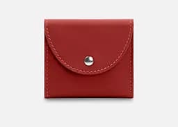 Кожаный кошелек 2.2 красный