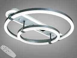 Сучасна LED-люстра кільця Diasha 5141/500+300GR 88W, 4840 lm, 56x50 см