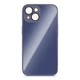 Чехол панель-накладка для Apple iPhone 14, Replica MagSafe, фиолетовый, противоударный защитный чехол с магнитным кольцом MagSafe, защита всего корпуса, TPU+PC, зеркальный, выступающий бортик вокруг экрана, ArmorStandart (ARM76198)