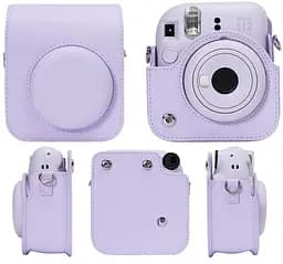 Чохол для фотоапарата Fujifilm Instax Mini 12 Фіолетовий - мініатюра 3