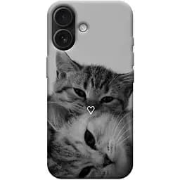 Чохол Demsky Grey cats для Apple iPhone 17 (6.3)