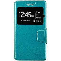 Чохол-книжка Toto Book Silicone Slide Universal Cover With Window 5.3"-5.8" Light Blue