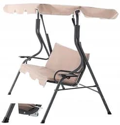 Садова гойдалка Garden Line Vip beige 170 x 110 x 153 см - мініатюра 4