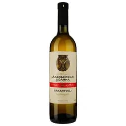 Вино Sakartveli Алазанська Долина біле напівсолодке 0.75 л
