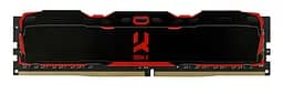 Модуль пам`ятi DDR4 8GB/3200 Goodram Iridium X Black (IR-X3200D464L16SA/8G)