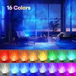Світлодіодний проектор галактики Fokky Ocean Wave Sensory Light 16 кольорів з дистанційним керуванням - мініатюра 3