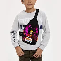 Сумка через плечо детская Аниме Naruto 29х17 см сумка слинг для мальчика (02041)