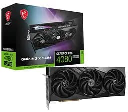 Видеокарта MSI RTX 4080 SUPER 16G GAMING X SLIM (RTX 4080 SUPER 16G GAMING X SLIM) (GDDR6X, 256 bit, PCI-E v4.0) Б/у