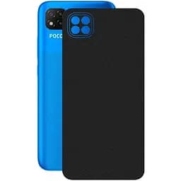 Защитная пленка StatusSKIN для Xiaomi Poco C3 Корпус Винил Матрикс черный