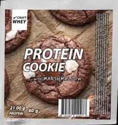 Набір печива протеїнового Craft Whey: Chocolate + Nuts Mix + Marshmallow + Coconut + Cherry 300 г (5 шт.  х  60 г) - мініатюра 2