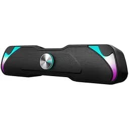 Акустическая система колонка саундбар 2.0 XTRIKE ME с подсветкой SK-406 6Вт LED USB