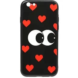 Чохол-накладка Toto Cartoon Print Glass Case Apple iPhone 6/6s Just Eatit