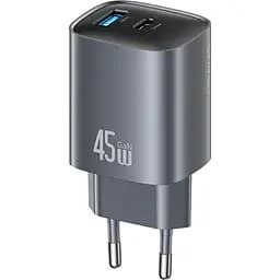 Сетевое зарядное устройство Usams T66 US-CC290 GaN 45W Tarnish [164372]