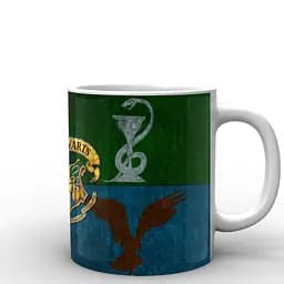 Кухоль GeekLand Harry Potter Гаррі Поттер факультети HP.02.067 330 мл білий