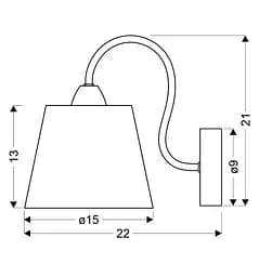 Бра Candellux 21-70739 LUK - мініатюра 4
