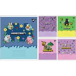 Набор тетрадей Yes Minecraft Spring A5 в клетку 24 листа 20 шт. (767595)