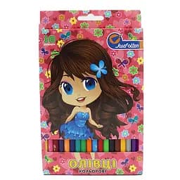 Карандаши пластиковые J. Otten Девочка, 18 цветов