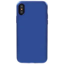 Чехол-накладка Toto Full covered rubberized PC case iPhone X Blue