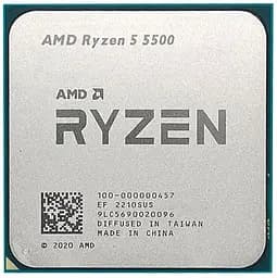 Процесор AMD Ryzen 5 5500 (100-000000457) (Socket AM4, 12T, 4.2 ГГц, Tray)