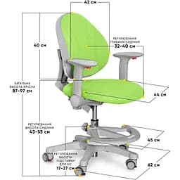 Дитяче крісло Evo-kids Mio KZ (Y-407 KZ) - мініатюра 2