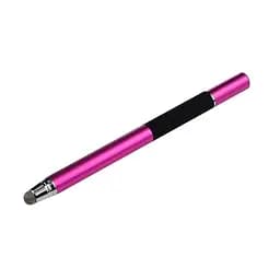 Стилус емкостный, высокоточный Jot Pro двусторонний, алюминиевый, со вставкой, розовый