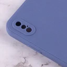 Силіконовий чохол Candy Full Camera для Apple iPhone XS Max (6.5) Блакитний / Mist blue - мініатюра 3