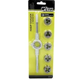 Набір плашок Werk з тримачем 6 од. (122731)