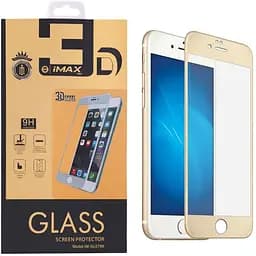 Защитное стекло iMax iPhone 6 6s Gold переднее полное покрытие 3D