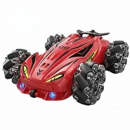 Радіокерована трюкова машина JD 155-15 A-03, парогенератор, підсвічування, музика, акумулятор 3.7V, пульт 2.4GHz, червона