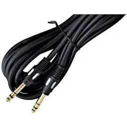 Кабель TCOM аудио шнур инструментальный разъем 6.3 мм стерео-разъем 6.3 мм стерео 3 м