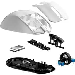 Комп'ютерна мишка GamePro Asgard Surt Wireless/Bluetooth/USB White (GM017W) - мініатюра 4