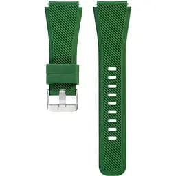 Ремінець для Samsung Gear S3 - темно-зелений силікон розмір L Watchbands (WB001DARKGREENNW1)